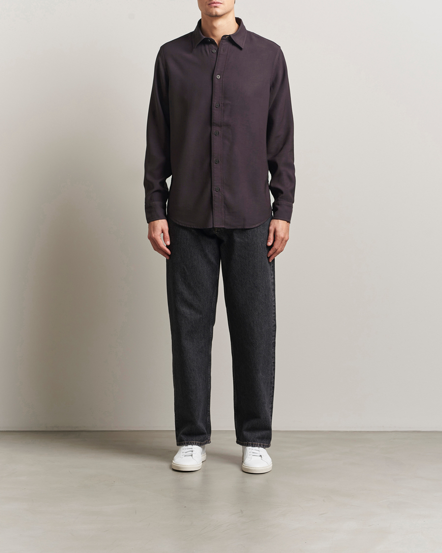 Heren | Overhemden | NN07 | Colby Viscose Shirt Dusky Port