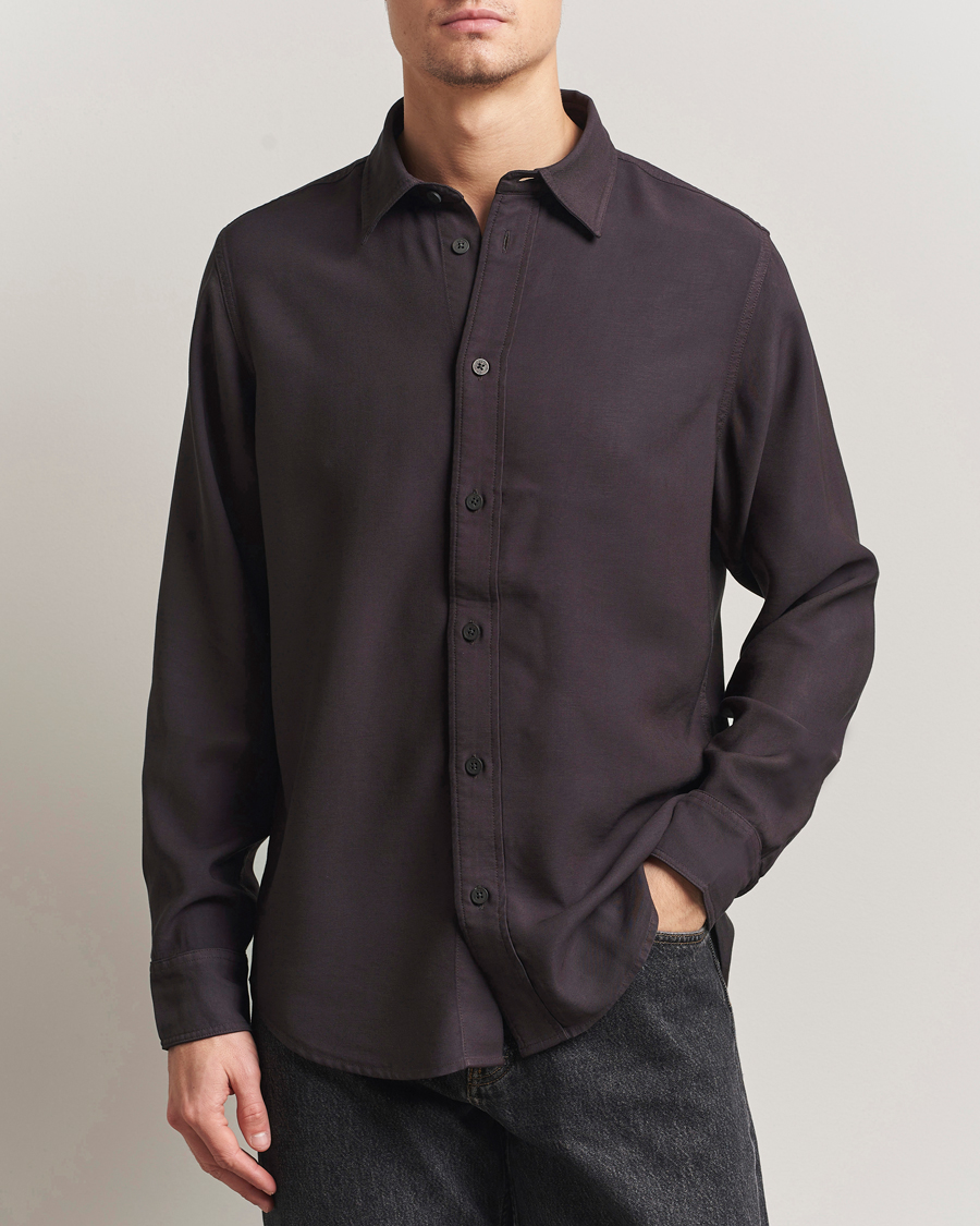 Heren | Overhemden | NN07 | Colby Viscose Shirt Dusky Port
