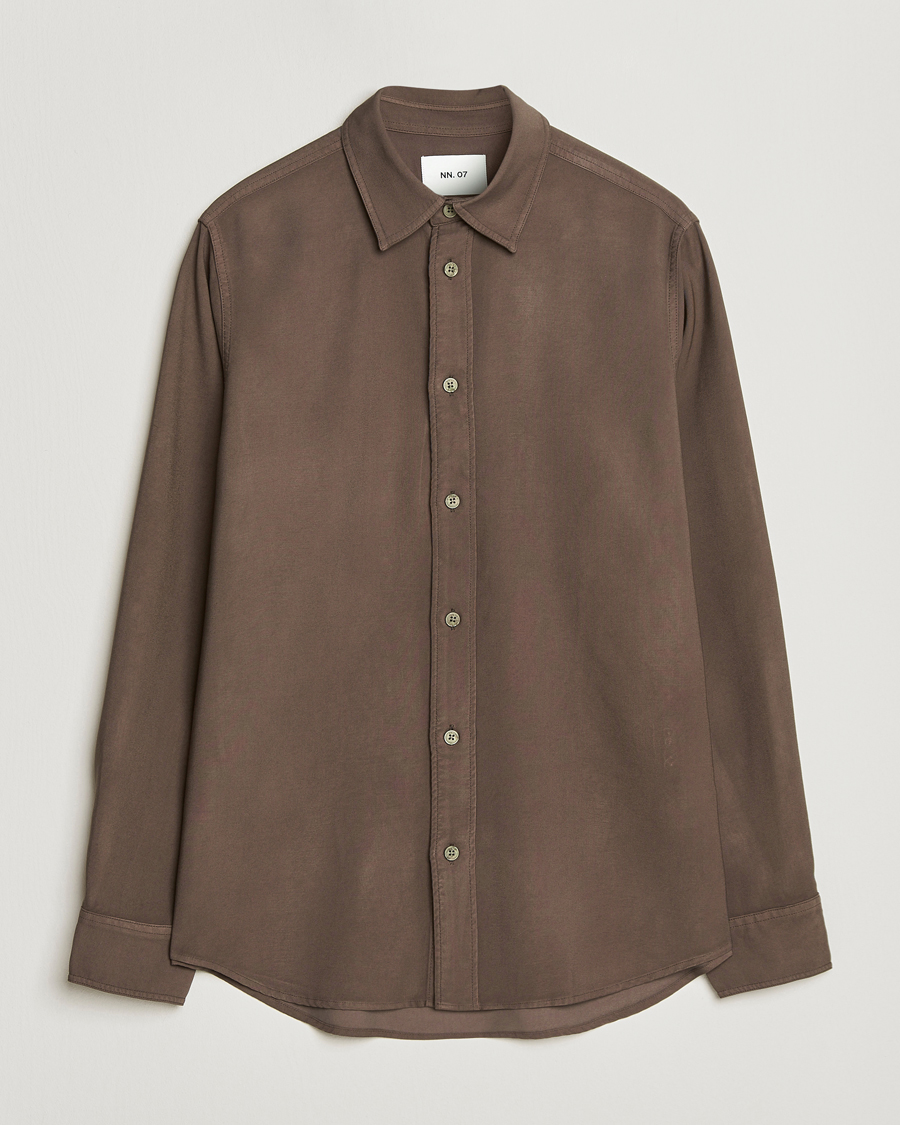 Heren | Overhemden | NN07 | Colby Viscose Shirt Mable Husk