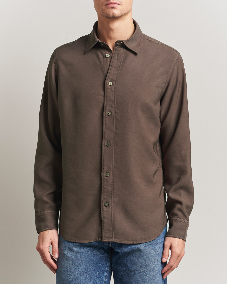 Heren | Overhemden | NN07 | Colby Viscose Shirt Mable Husk