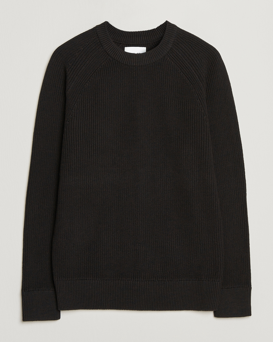 Heren | Truien | NN07 | Jacobo Cotton Knitted Sweater Dusky Port