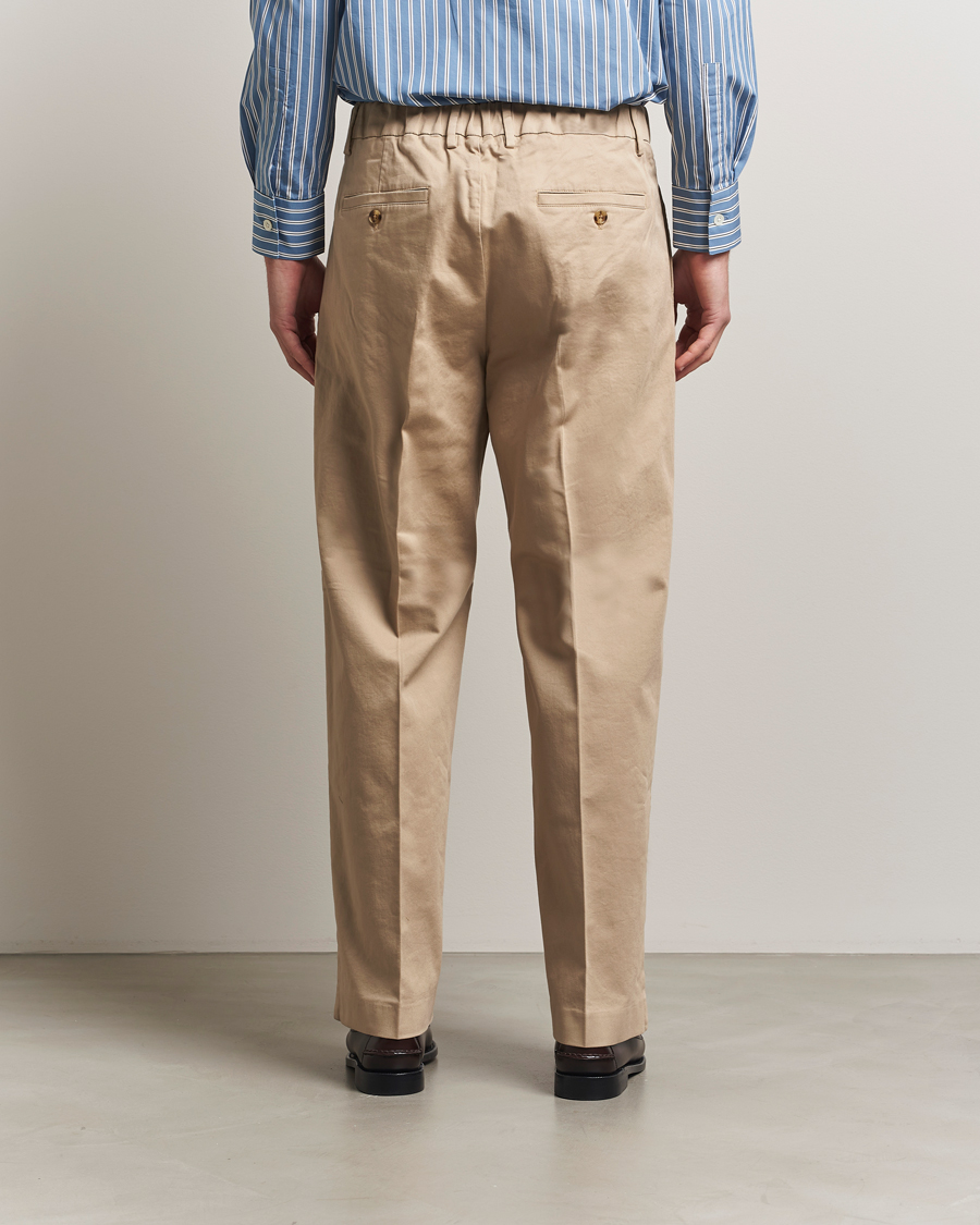 Heren | Broeken | NN07 | Kay Relaxed Fit Pleated Trousers Desert Khaki