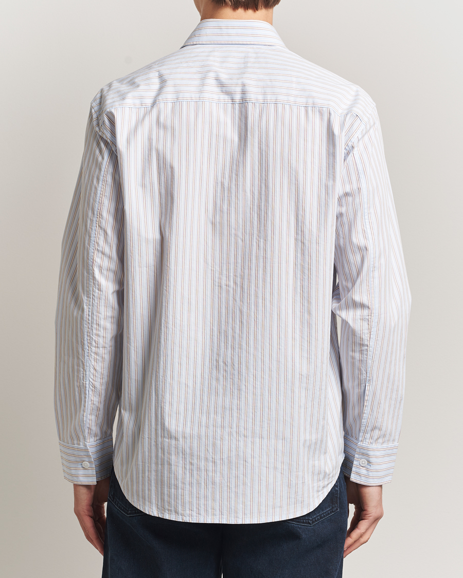 Heren | Overhemden | NN07 | Freddy Striped Poplin Shirt Multi