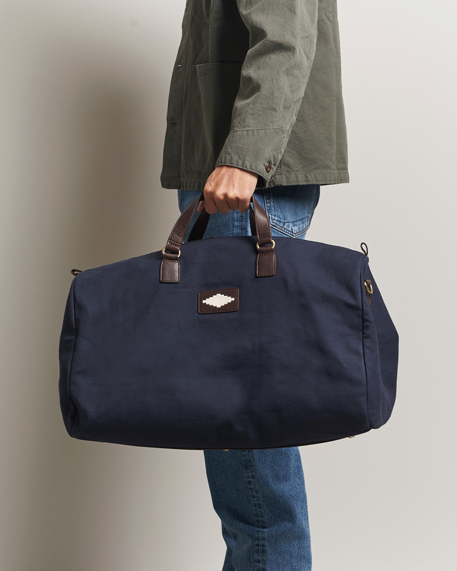 Heren | Tassen | Pampeano | Traje Canvas Holdall Navy