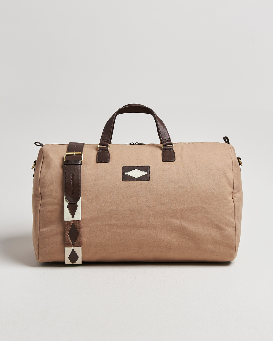 Heren | Tassen | Pampeano | Traje Canvas Holdall Sand