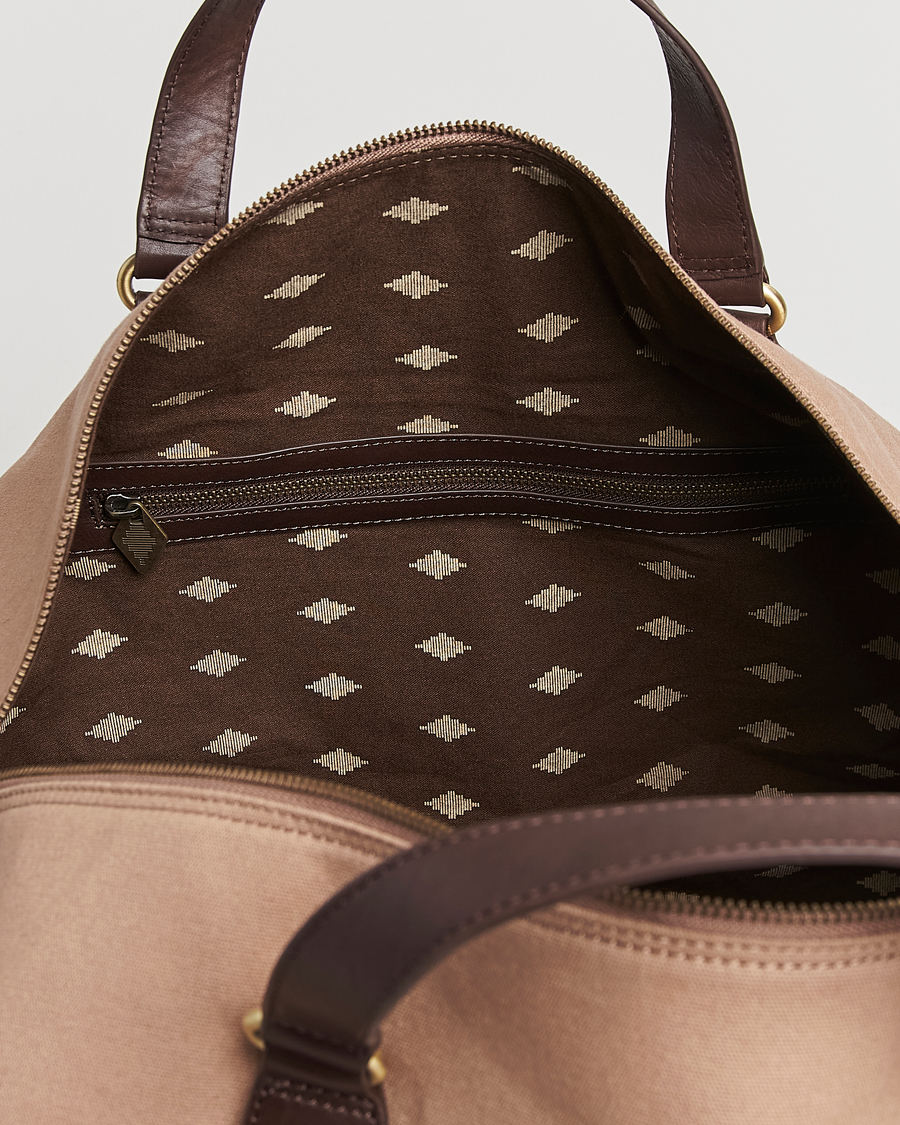 Heren | Tassen | Pampeano | Traje Canvas Holdall Sand