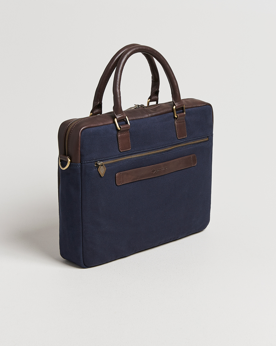Heren | Tassen | Pampeano | Mensajero Canvas Briefcase Navy