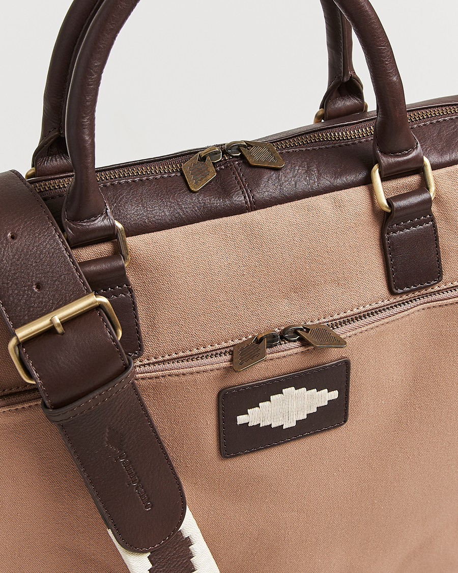Heren | Tassen | Pampeano | Mensajero Canvas Briefcase Sand
