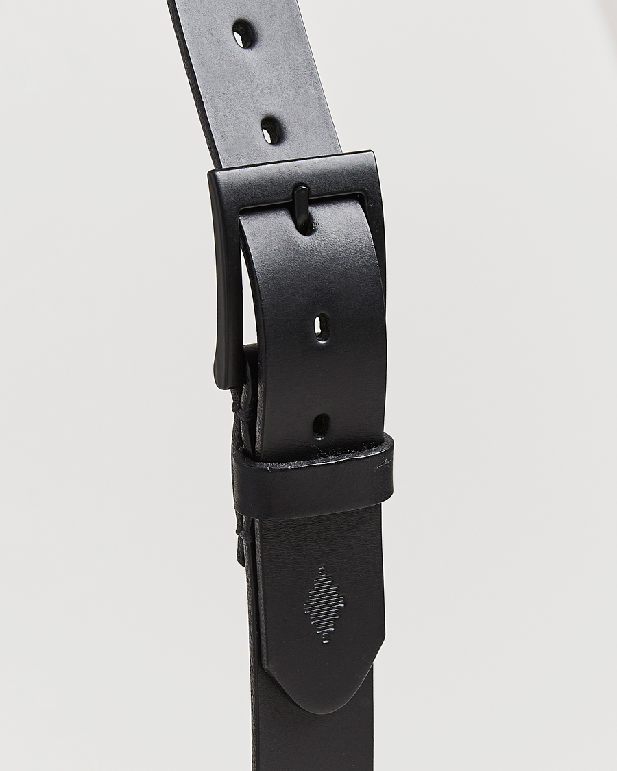 Heren | Riemen | Pampeano | Bordado Hand Stitched Classic Leather Belt 3,5cm Black