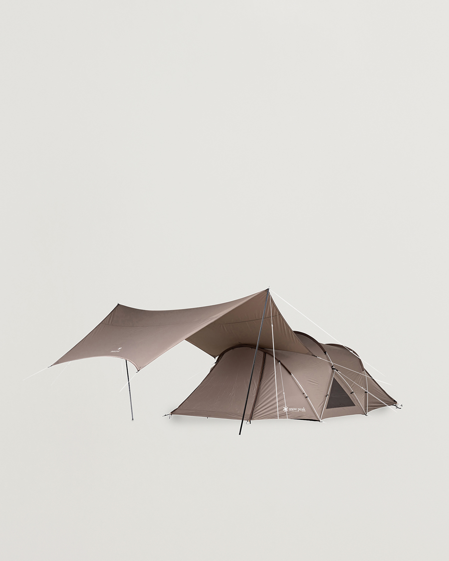 Heren | Outdoor living | Snow Peak | Land Nest Dome Medium Tent & Tarp Set Brown