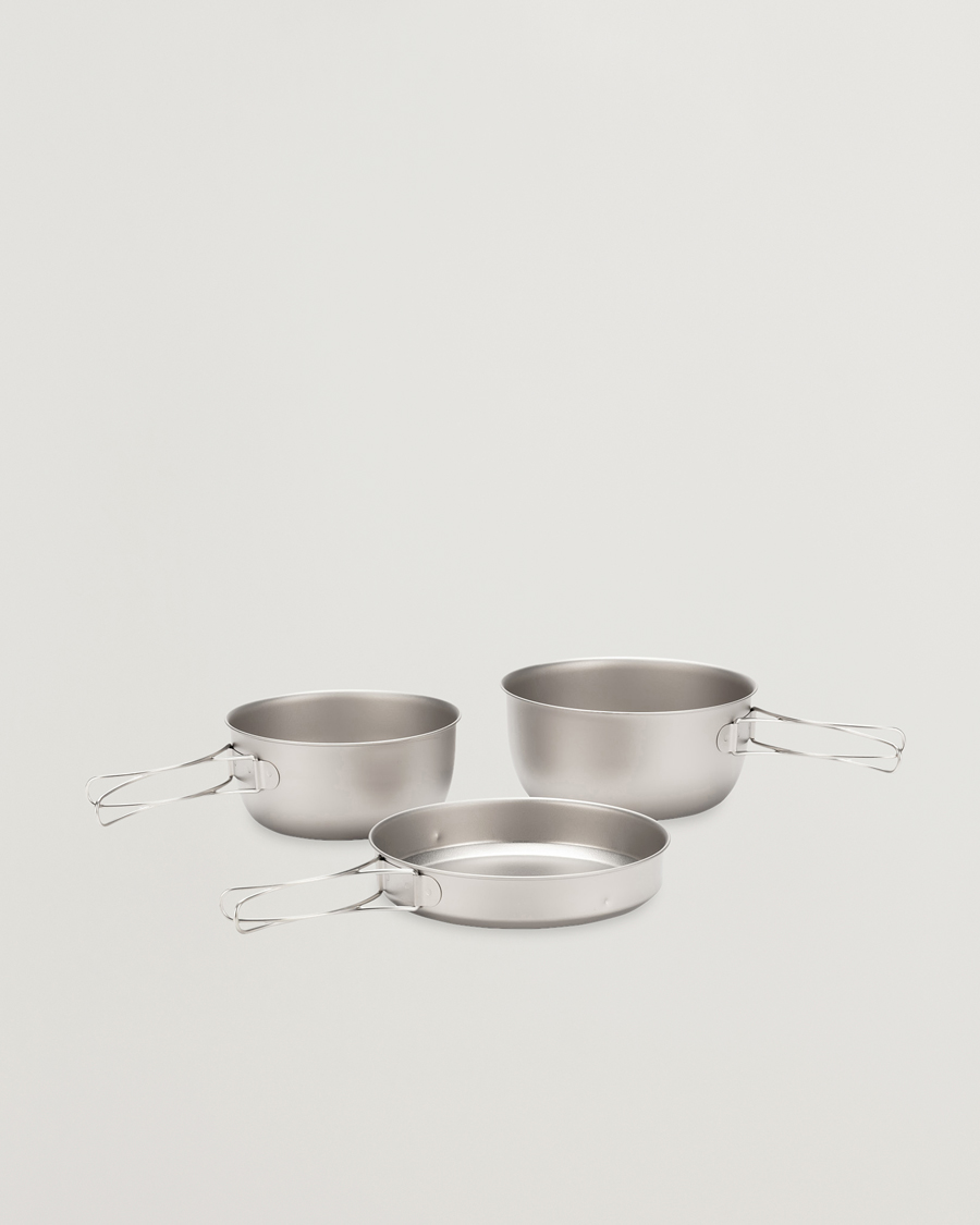 Heren | Outdoor living | Snow Peak | 3 Piece Cookset Titanium