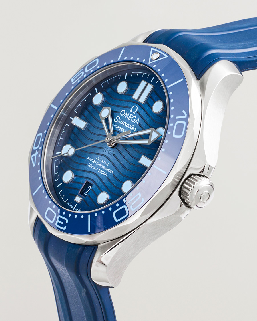 Heren | Omega Pre-Owned Summer Blue Seamaster Diver 300m 75th | Omega Pre-Owned | Summer Blue Seamaster Diver 300m 75th