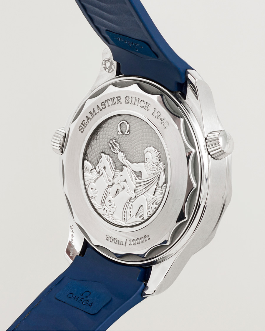 Heren | Pre-Owned & Vintage Watches | Omega Pre-Owned | Summer Blue Seamaster Diver 300m 75th