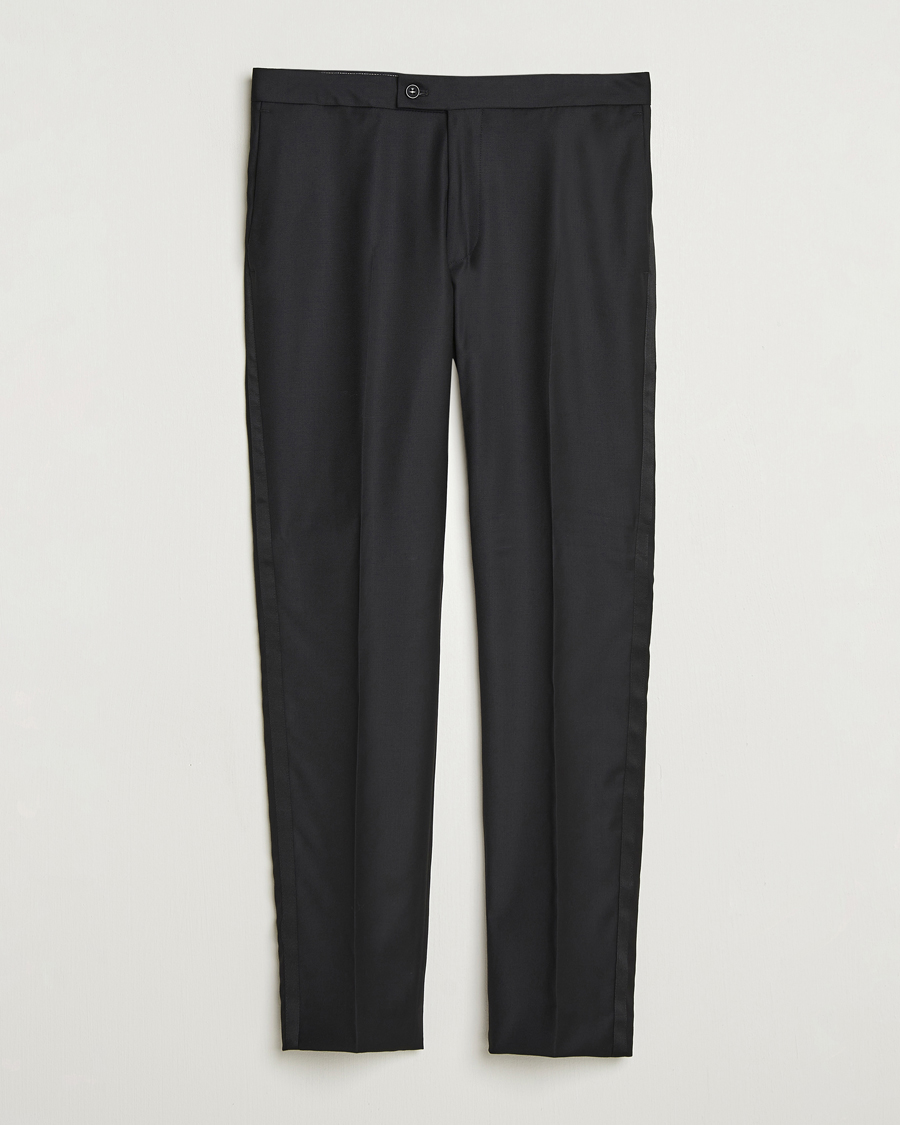 Heren | Broeken | Morris | Loro Piana Tuxedo Trousers Black