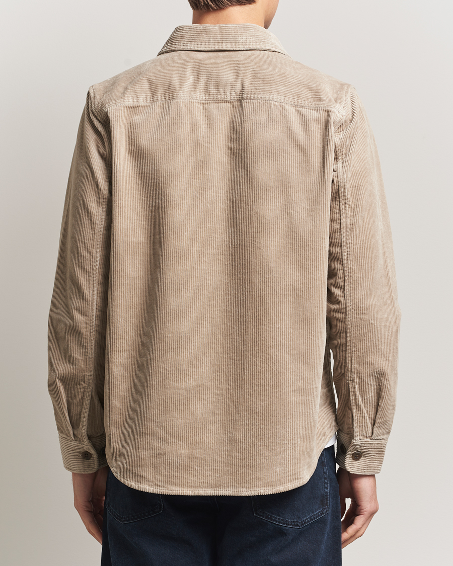 Heren | Overhemden | LES DEUX | Kody Corduroy Overshirt Light Sand