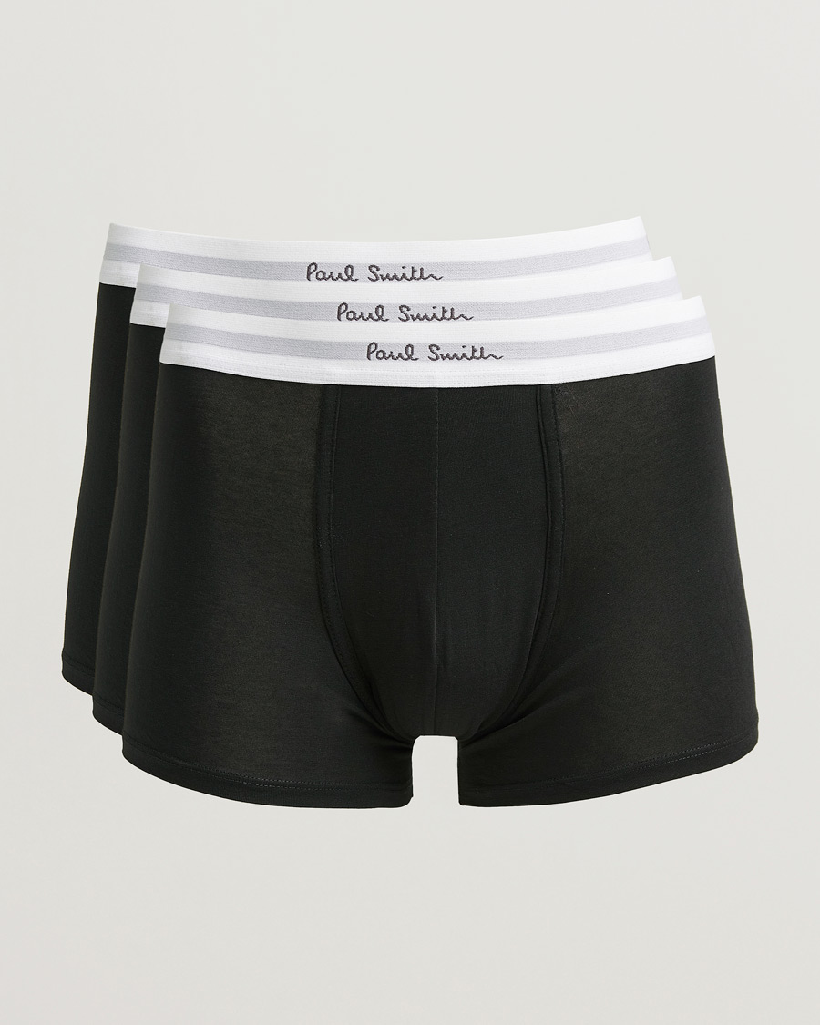 Heren | Ondergoed | Paul Smith | 3-Pack Trunk Black