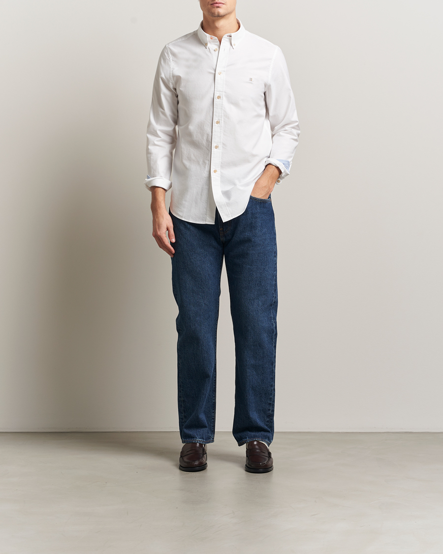 Heren | Overhemden | PS Paul Smith | Tailored Fit Embroidered Oxford Shirt White