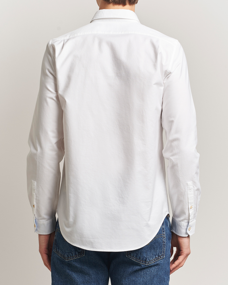Heren | Overhemden | PS Paul Smith | Tailored Fit Embroidered Oxford Shirt White