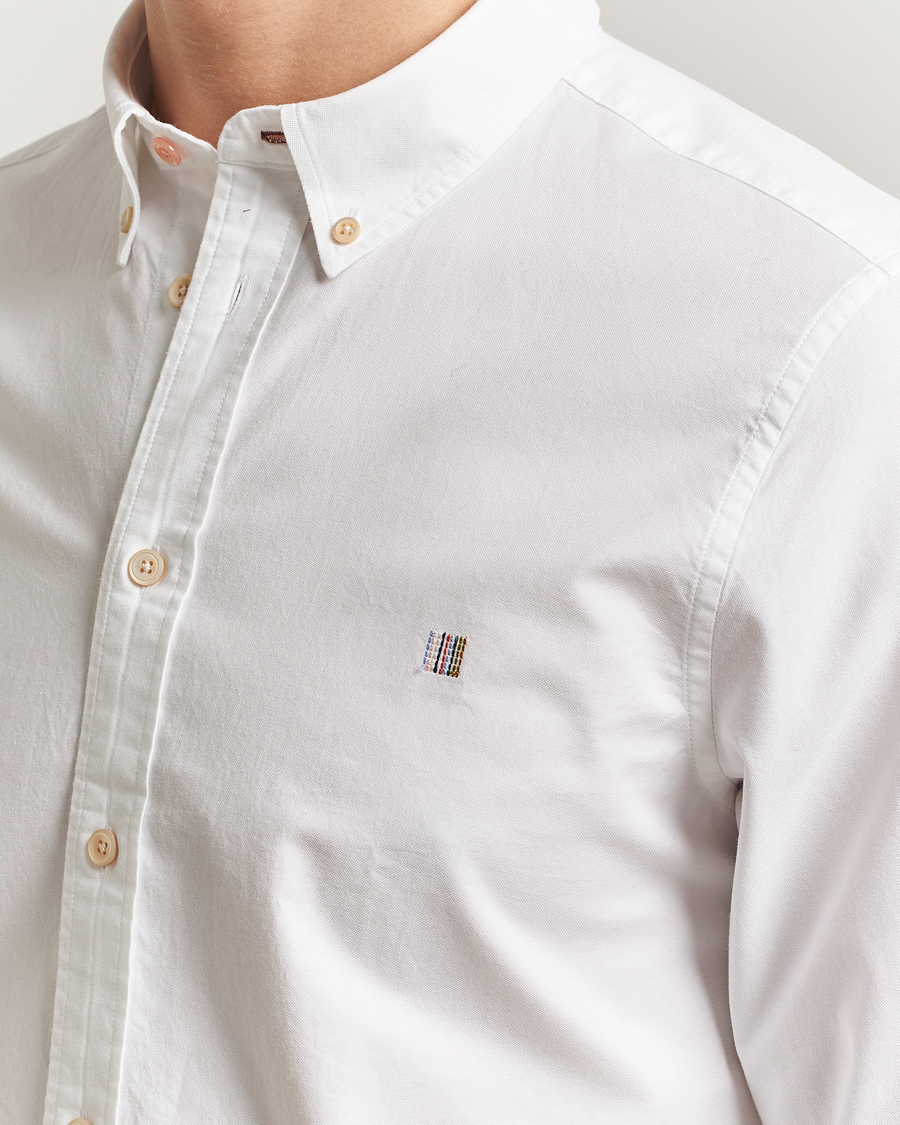 Heren | Overhemden | PS Paul Smith | Tailored Fit Embroidered Oxford Shirt White