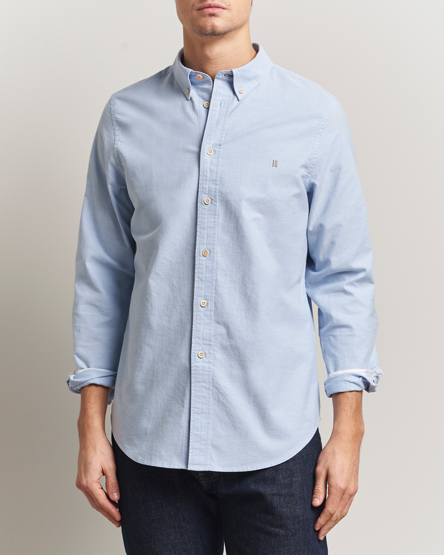Heren | Overhemden | PS Paul Smith | Tailored Fit Embroidered Oxford Shirt Light Blue