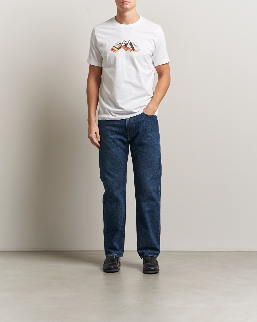 Heren | T-shirts | PS Paul Smith | Matchboxes Printed T-Shirt White