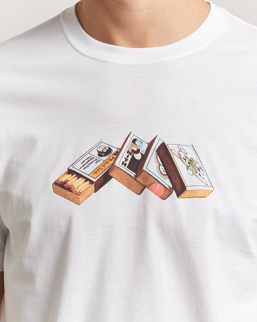 Heren | T-shirts | PS Paul Smith | Matchboxes Printed T-Shirt White