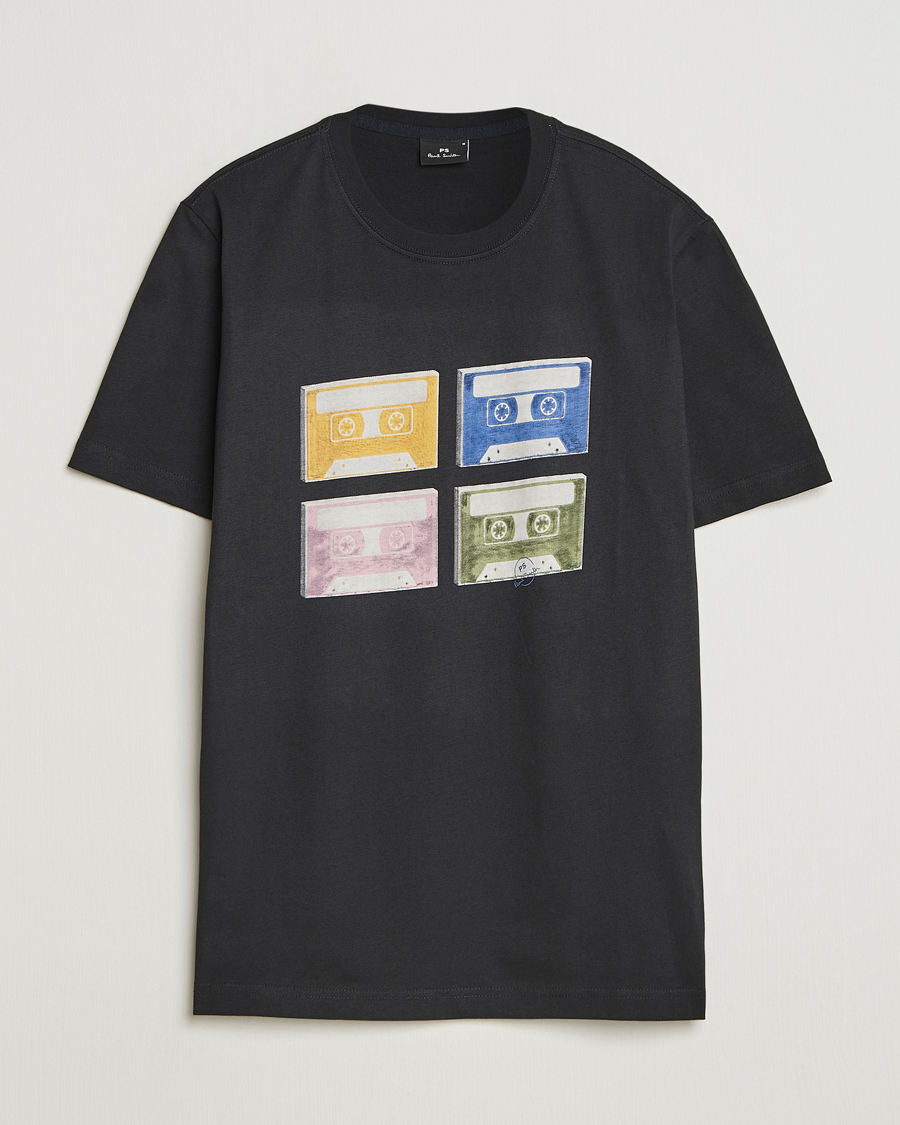 Heren | T-shirts | PS Paul Smith | Tapes Printed T-Shirt Black