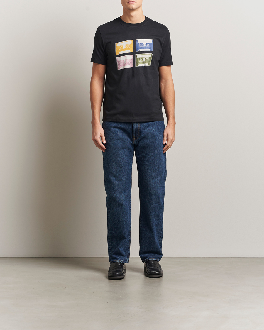 Heren | T-shirts | PS Paul Smith | Tapes Printed T-Shirt Black