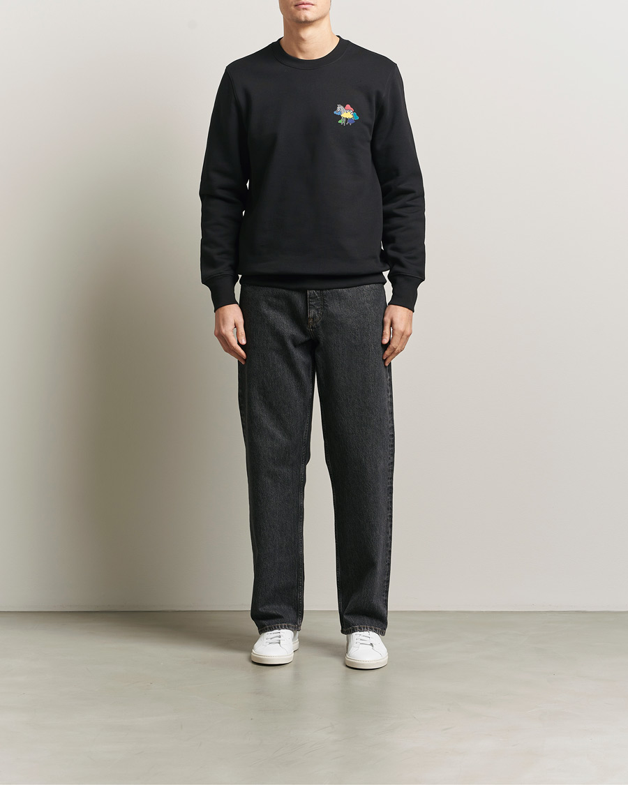 Heren | Truien | PS Paul Smith | Cloud Zebra Printed Sweatshirt Black