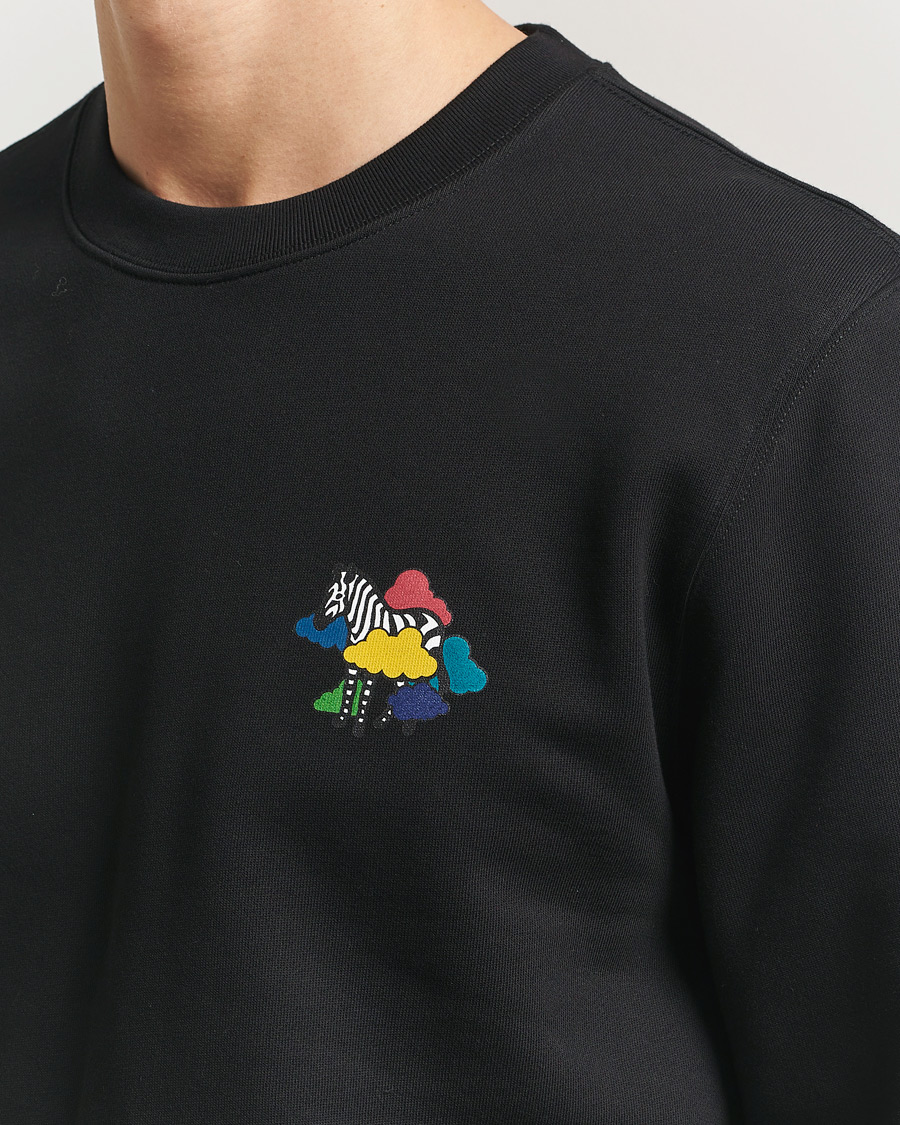 Heren | Truien | PS Paul Smith | Cloud Zebra Printed Sweatshirt Black