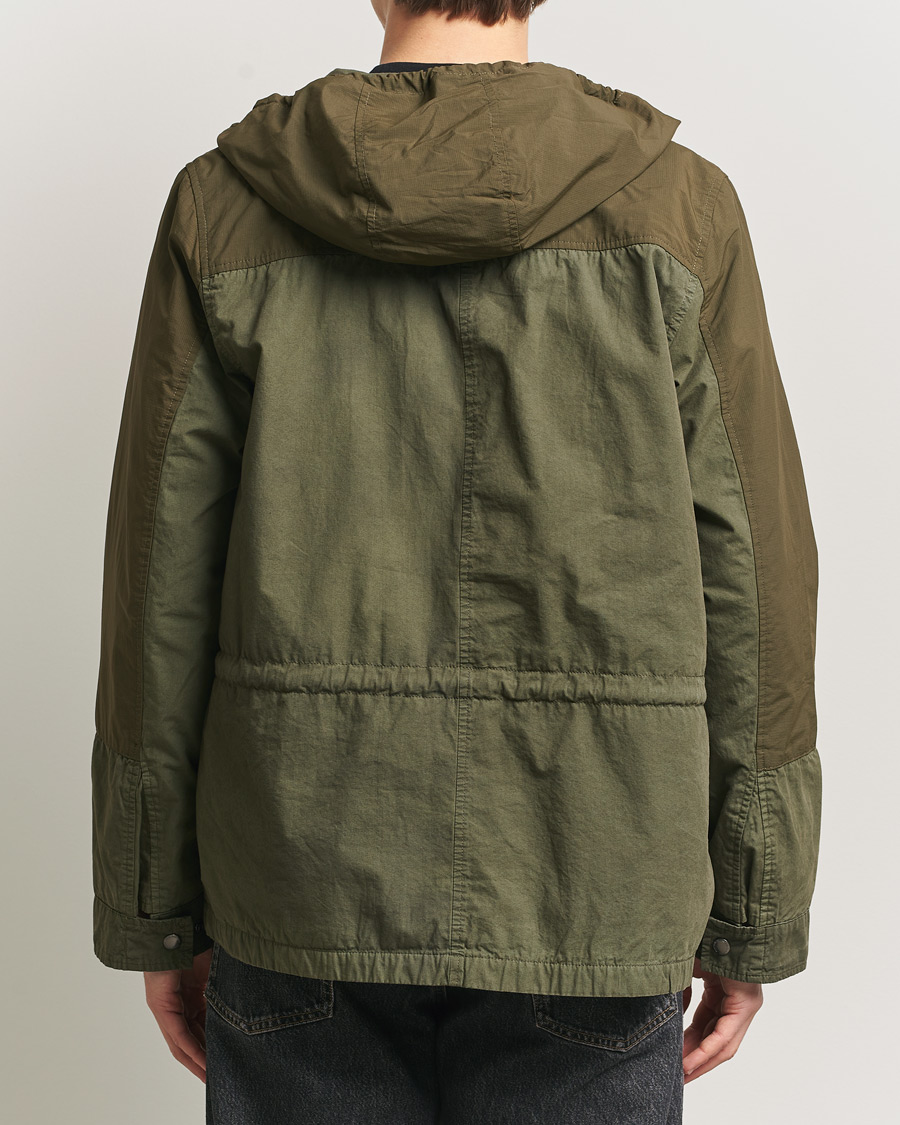 Heren | Jassen | PS Paul Smith | Cotton Ripstop Hooded Jacket Dark Green