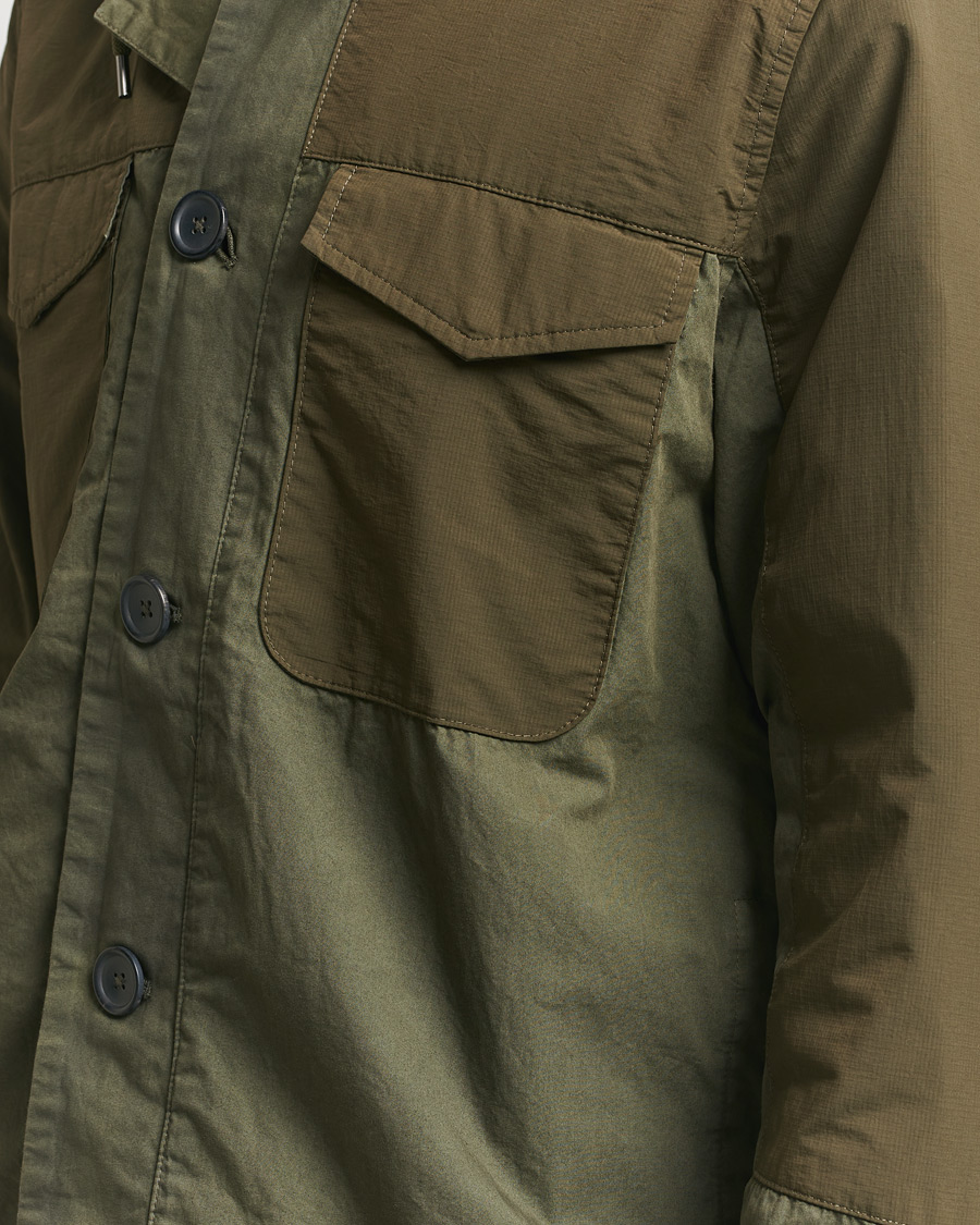 Heren | Jassen | PS Paul Smith | Cotton Ripstop Hooded Jacket Dark Green