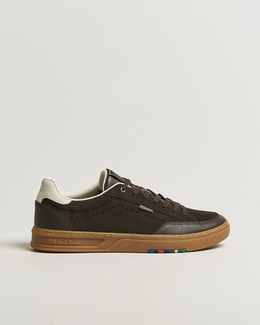 Heren | Sneakers | PS Paul Smith | Hillstar Suede/Leather Sneaker Dark Brown