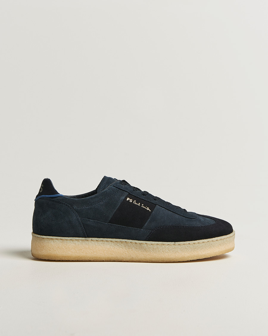 Heren | Sneakers | PS Paul Smith | Dover Suede Crepe Sole Sneaker Navy