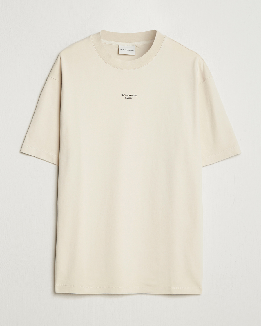 Heren | T-shirts | Drôle de Monsieur | Classic Slogan T-Shirt Mastic