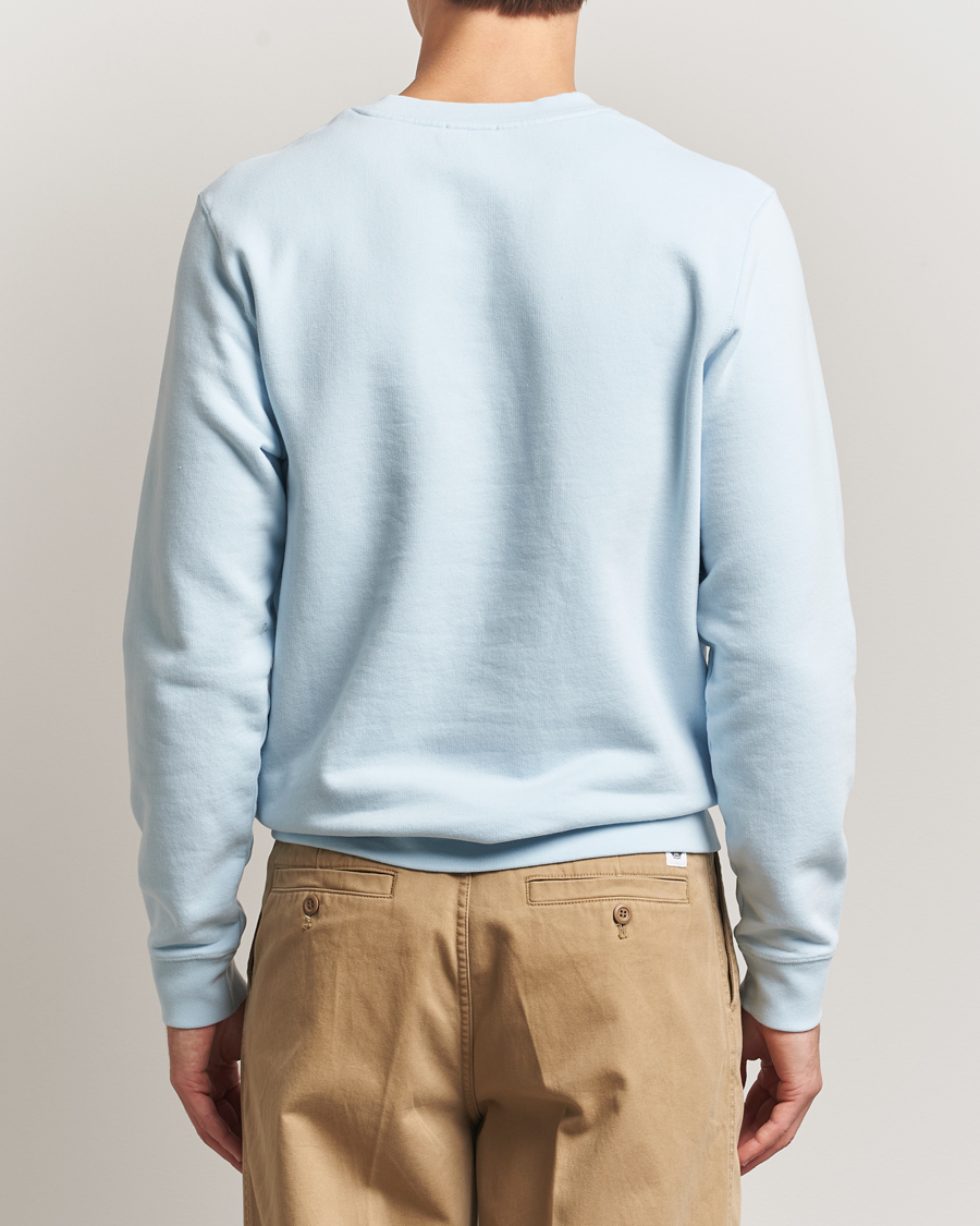 Heren | Truien | Sunspel | Loopback Sweatshirt Frost Blue