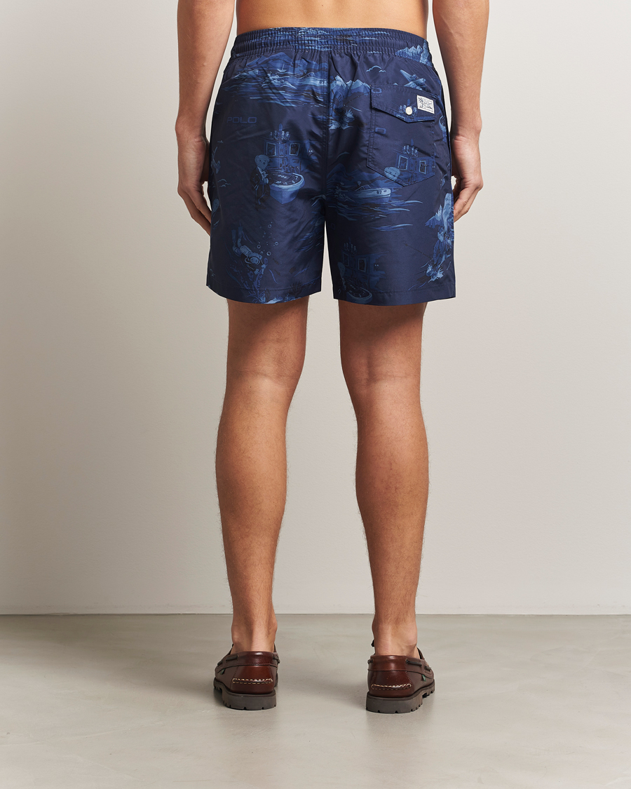 Heren | Zwembroek | Polo Ralph Lauren | Traveler Printed Mid Trunk Spy Bear