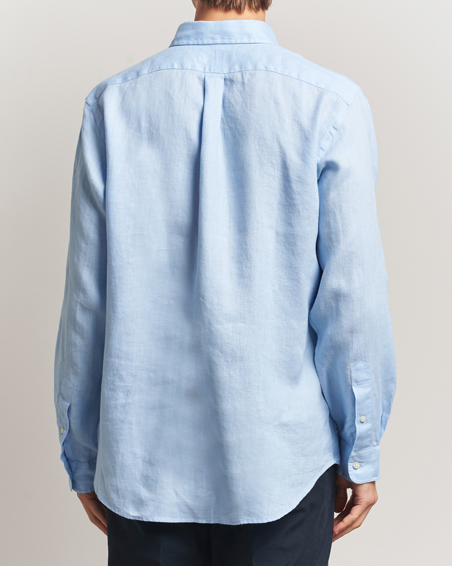 Heren | Overhemden | Polo Ralph Lauren | Custom Fit Linen Shirt Office Blue