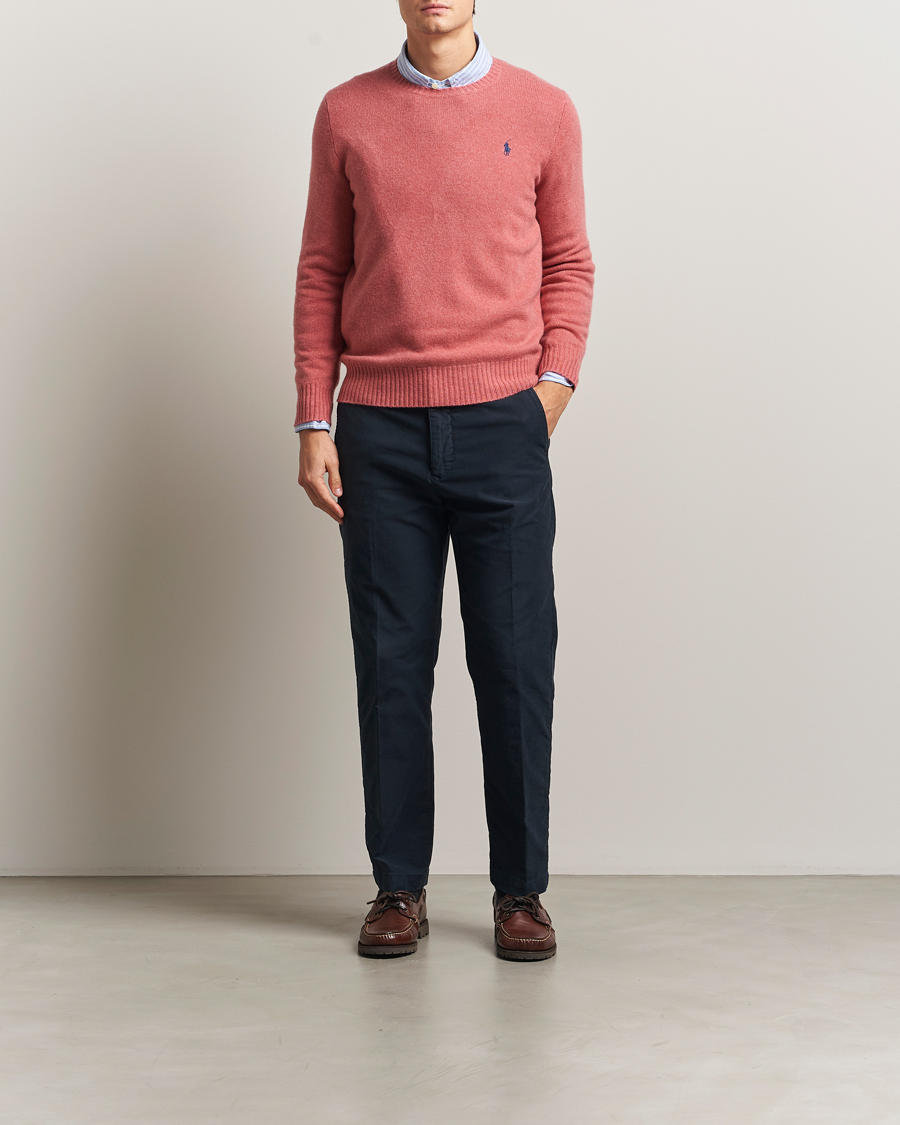 Heren | Truien | Polo Ralph Lauren | Wool/Cashmere Crew Neck Strawberry Gelato