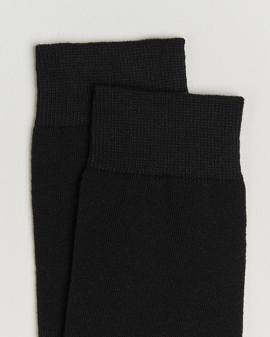 Heren | Ondergoed | Care with Carl | 10-Pack Solid Cotton Socks BLACK