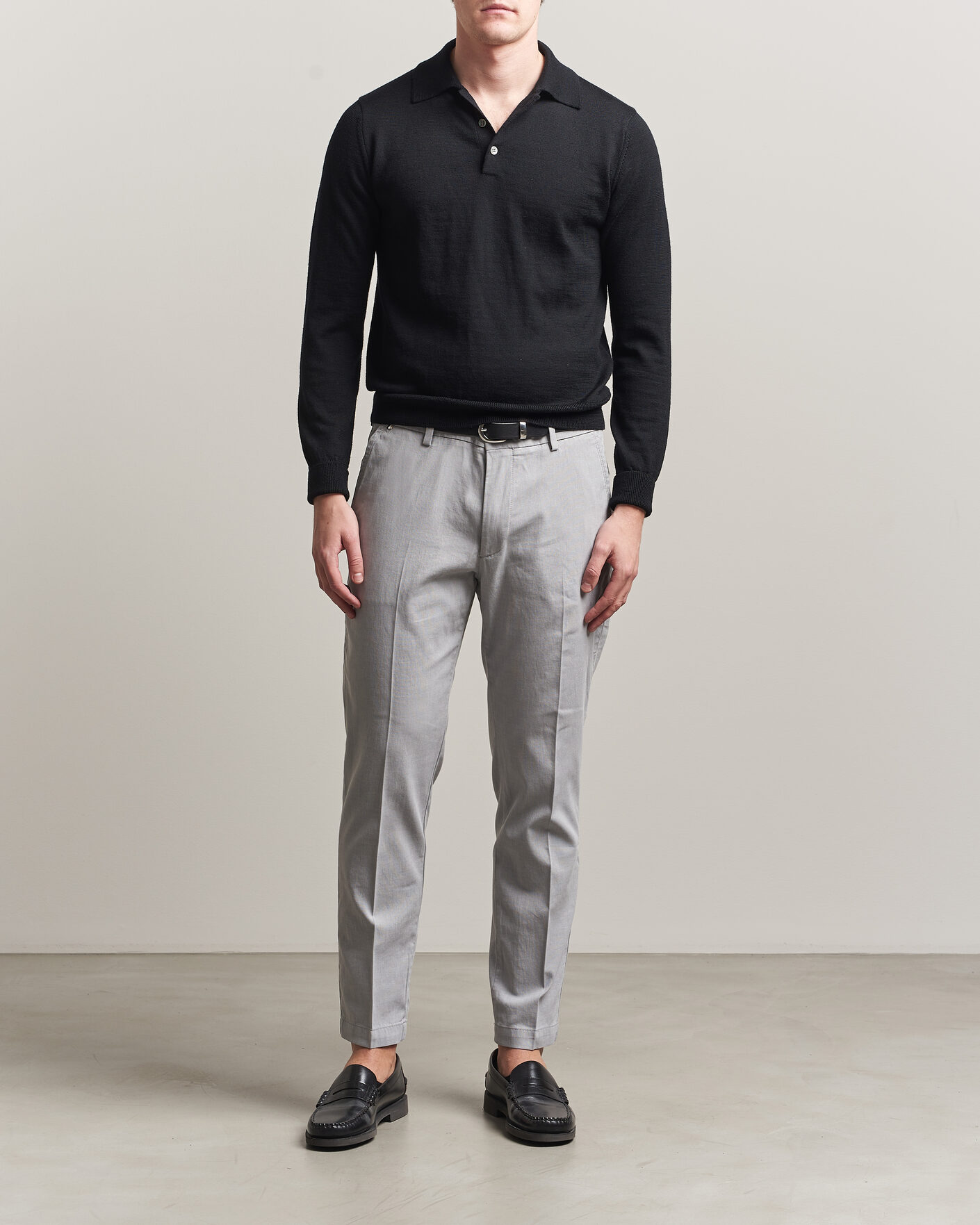 Heren | Broeken | BOSS BLACK | Kaiton Structured Chinos Silver