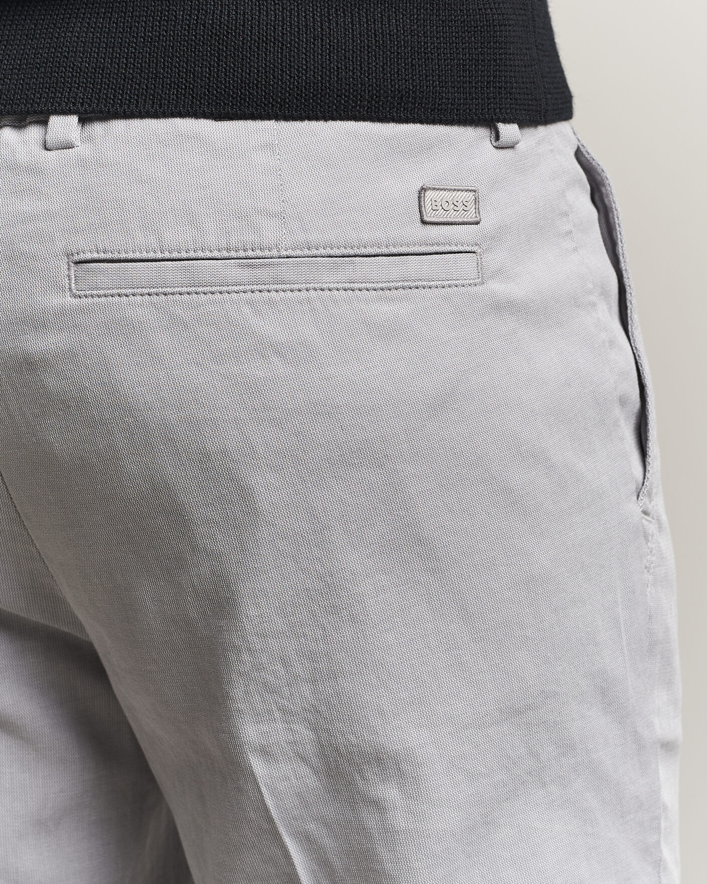 Heren | Broeken | BOSS BLACK | Kaiton Structured Chinos Silver