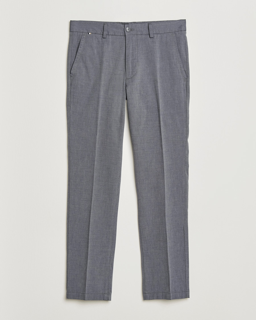 Heren | Broeken | BOSS BLACK | Kaiton Structured Chinos Dark Blue