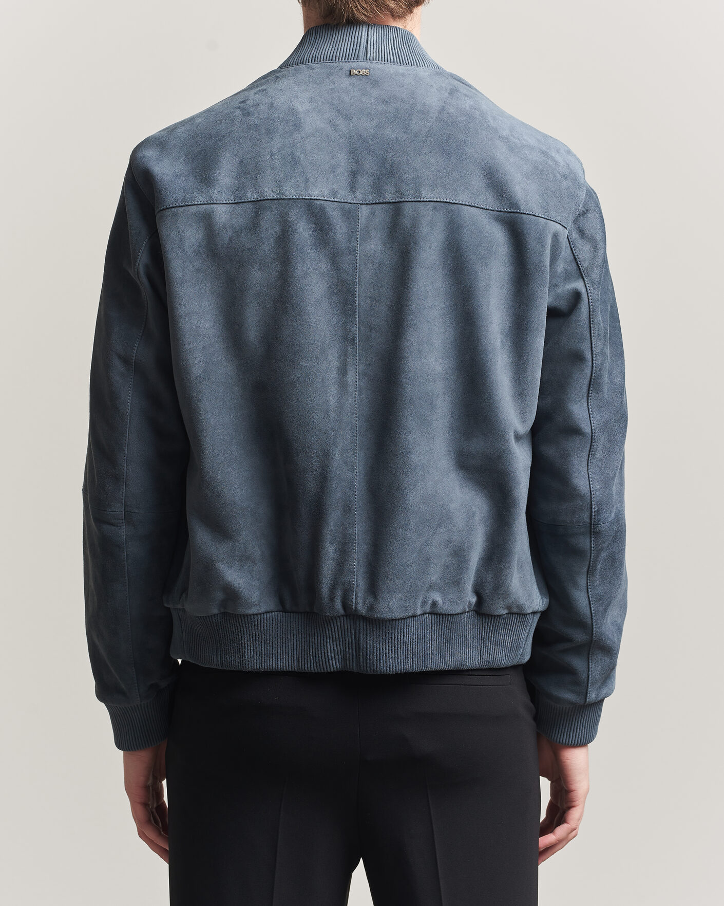 Heren | Jassen | BOSS BLACK | Muller Suede Jacket Open Blue