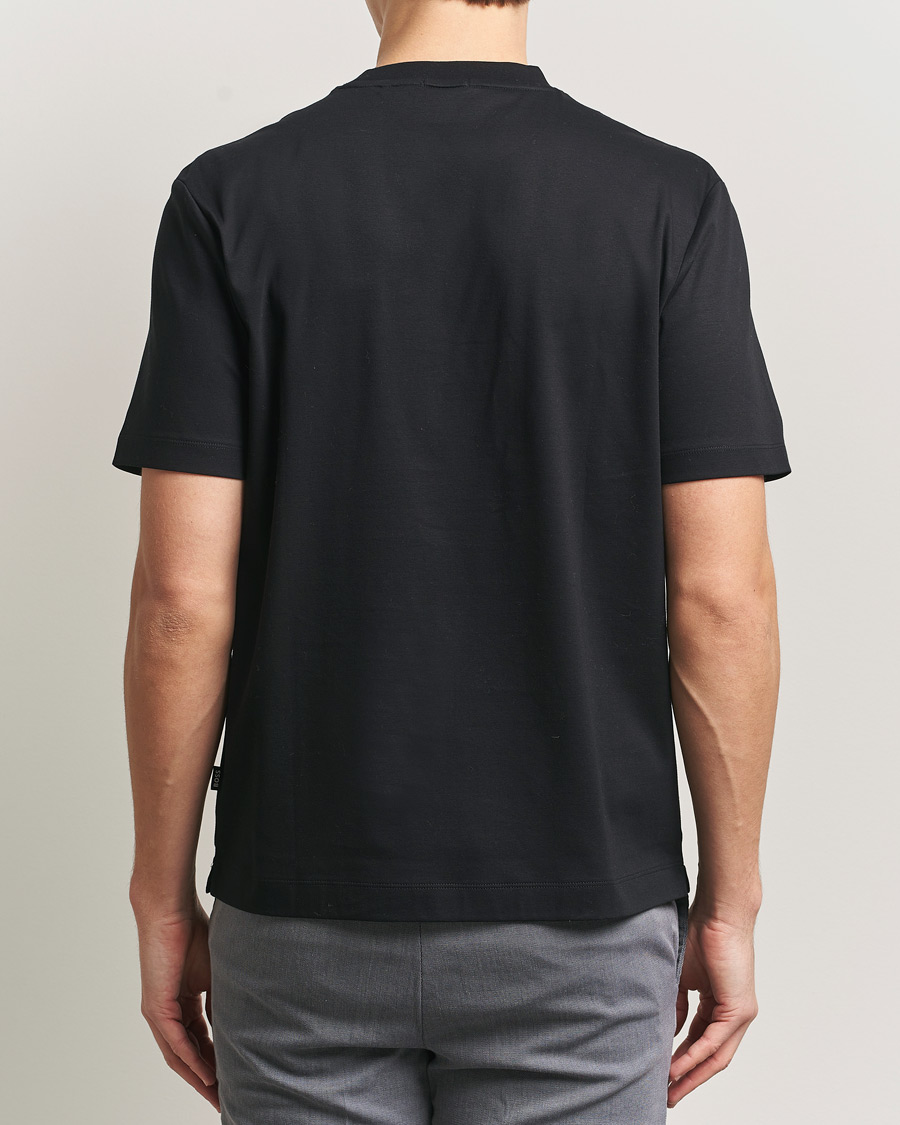 Heren | T-shirts | BOSS BLACK | Taut Regular Fit T-Shirt Black