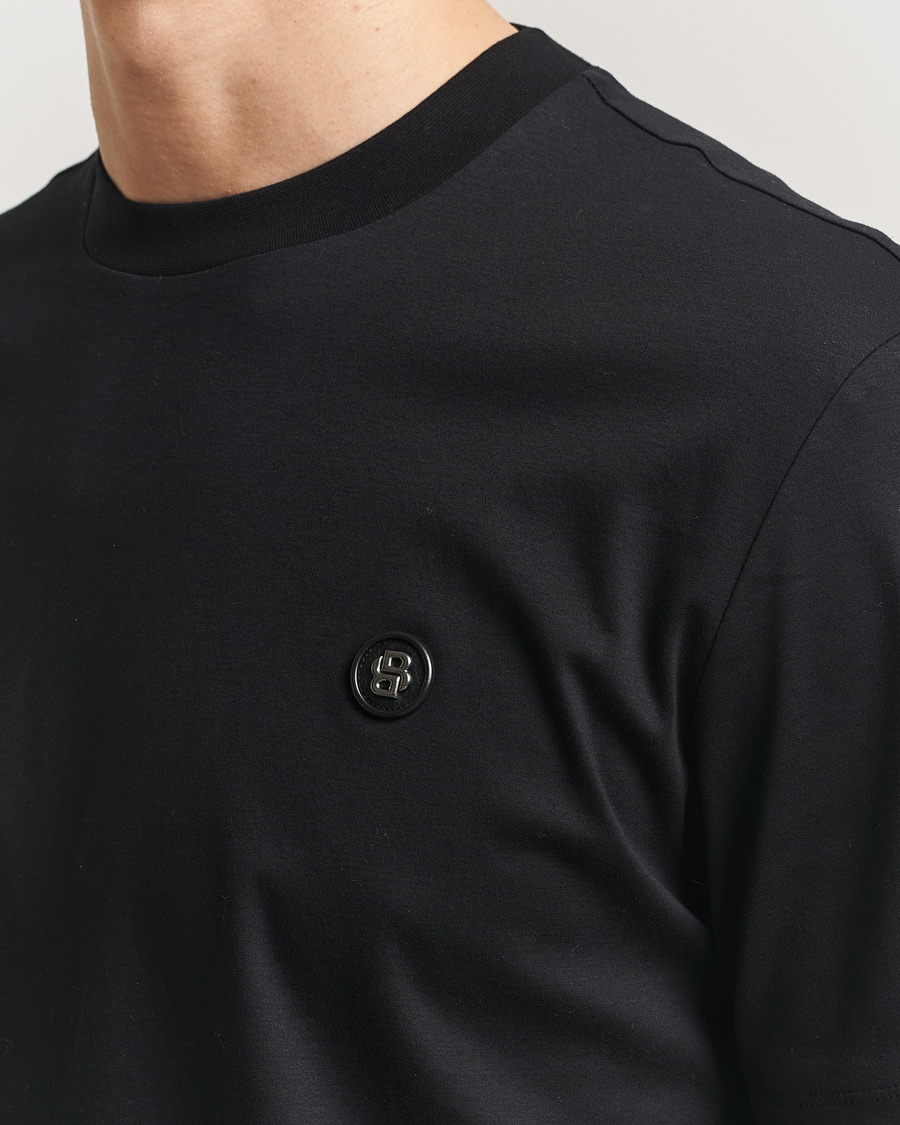 Heren | T-shirts | BOSS BLACK | Taut Regular Fit T-Shirt Black
