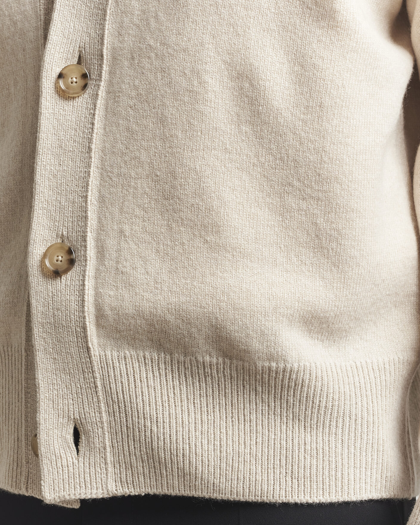 Heren | Truien | BOSS BLACK | Ucone Wool Knitted Cardigan Open White