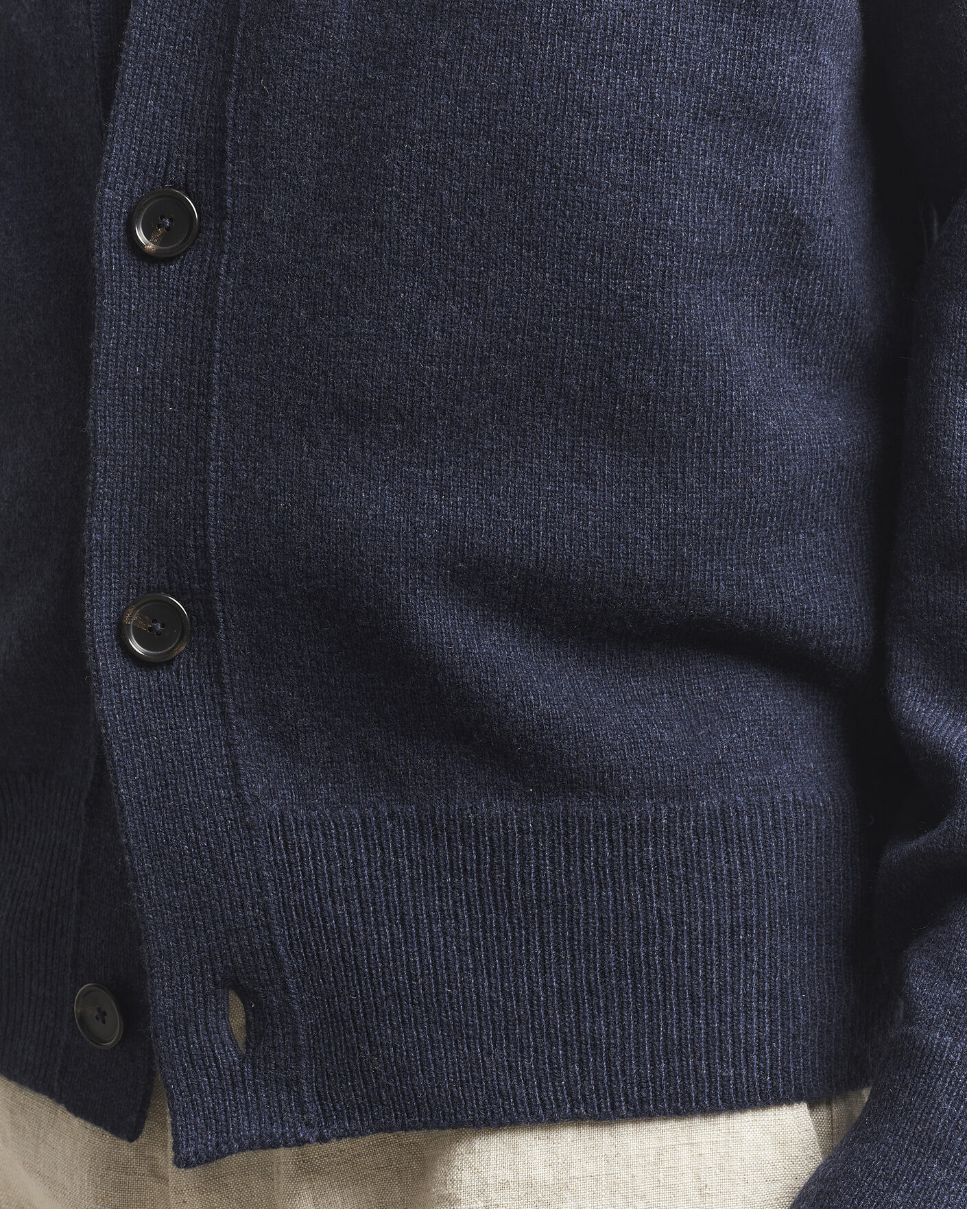 Heren | Truien | BOSS BLACK | Ucone Wool Knitted Cardigan Dark Blue