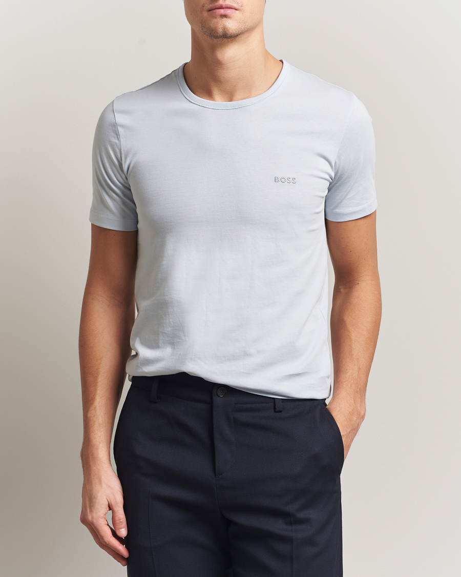 Heren | T-shirts | BOSS BLACK | 3-Pack Crew Neck T-Shirt Green/Blue/Navy