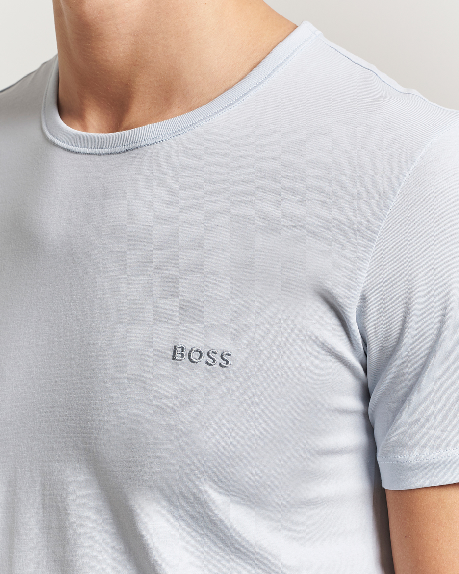 Heren | T-shirts | BOSS BLACK | 3-Pack Crew Neck T-Shirt Green/Blue/Navy